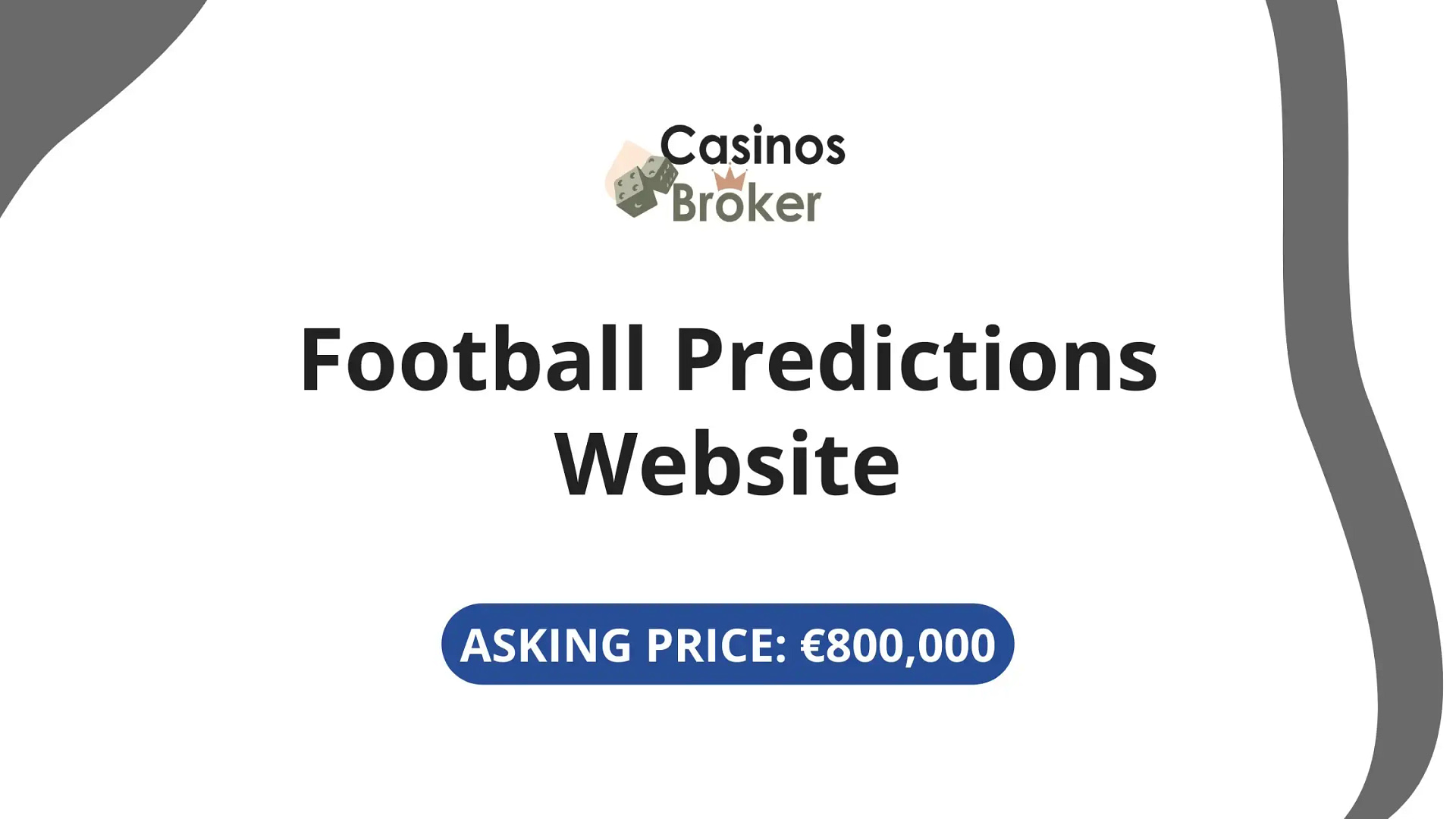 Football Predictions Website - Asking price €800,000