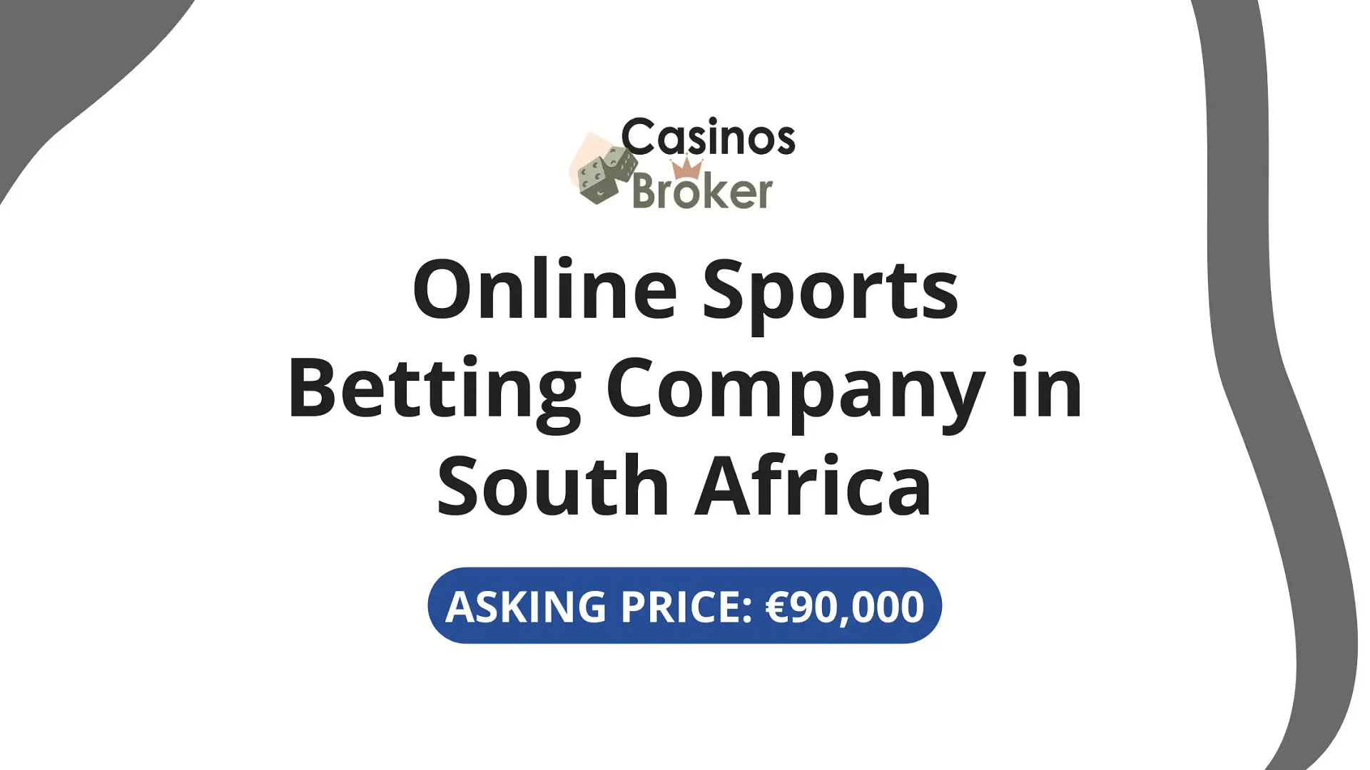 Online Sports Betting in South Africa - Asking price €90,000