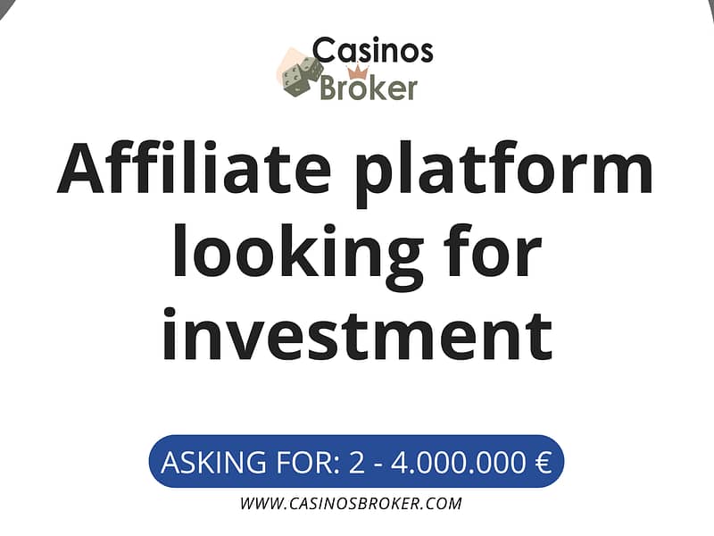Affiliate platform looking for investment